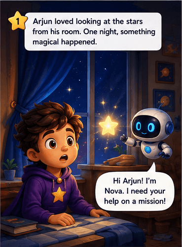 Story panel 1