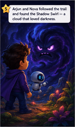 Story panel 5